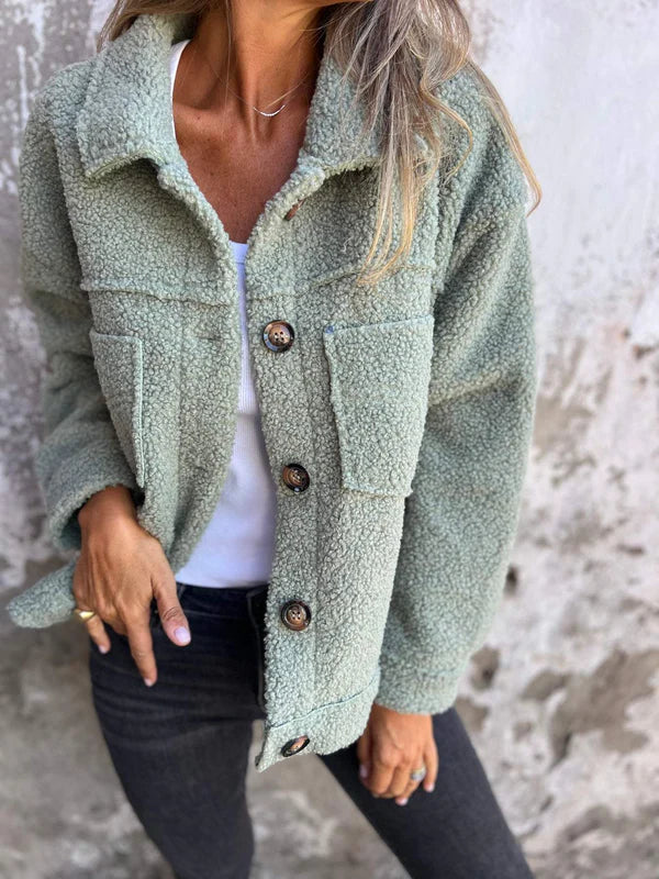 Cassandra | Cozy Short sherpa jacket