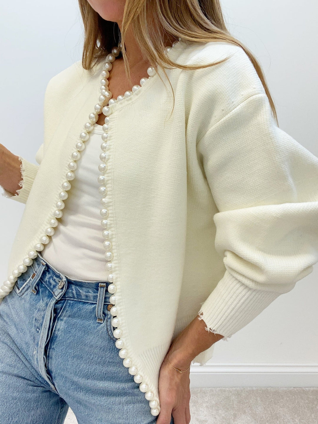 LAYTON | Chic Pearl Cardigan