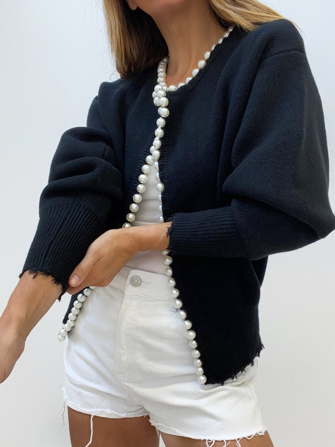 LAYTON | Chic Pearl Cardigan