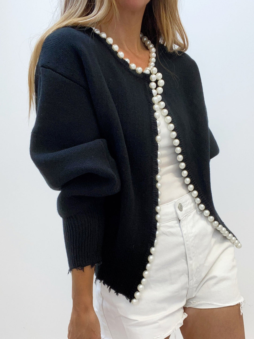 LAYTON | Chic Pearl Cardigan