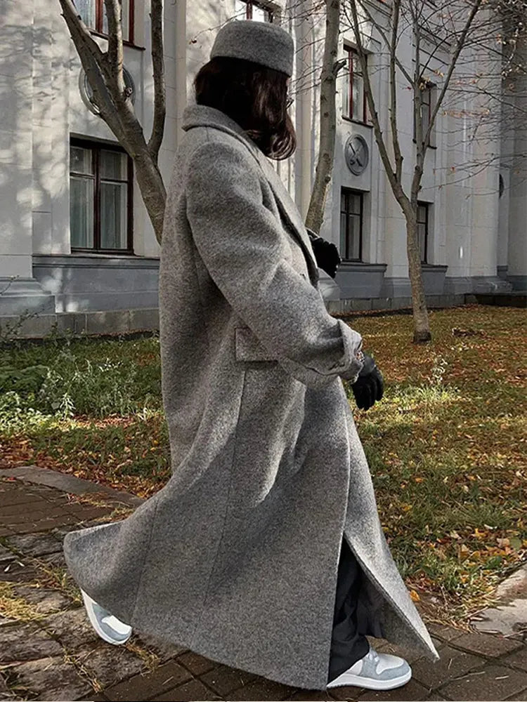 DIANA I Elegant Double-Breasted Autumn & Winter Coat