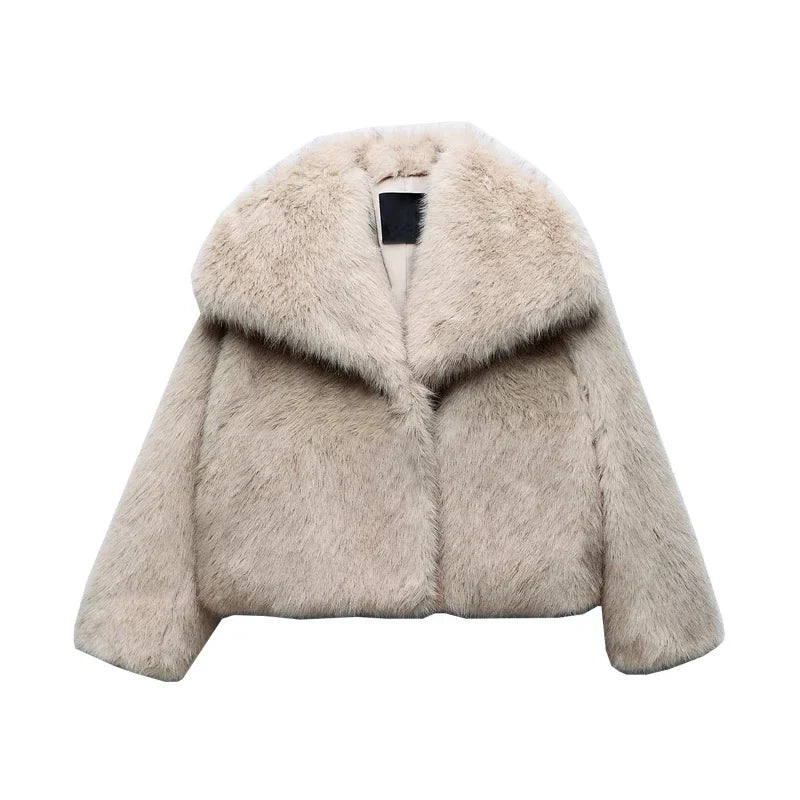 FONTELLA I Luxurious Faux Fur Coat