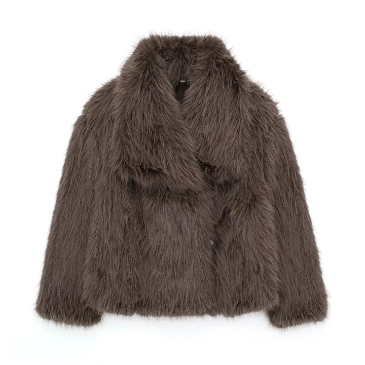 FONTELLA I Luxurious Faux Fur Coat