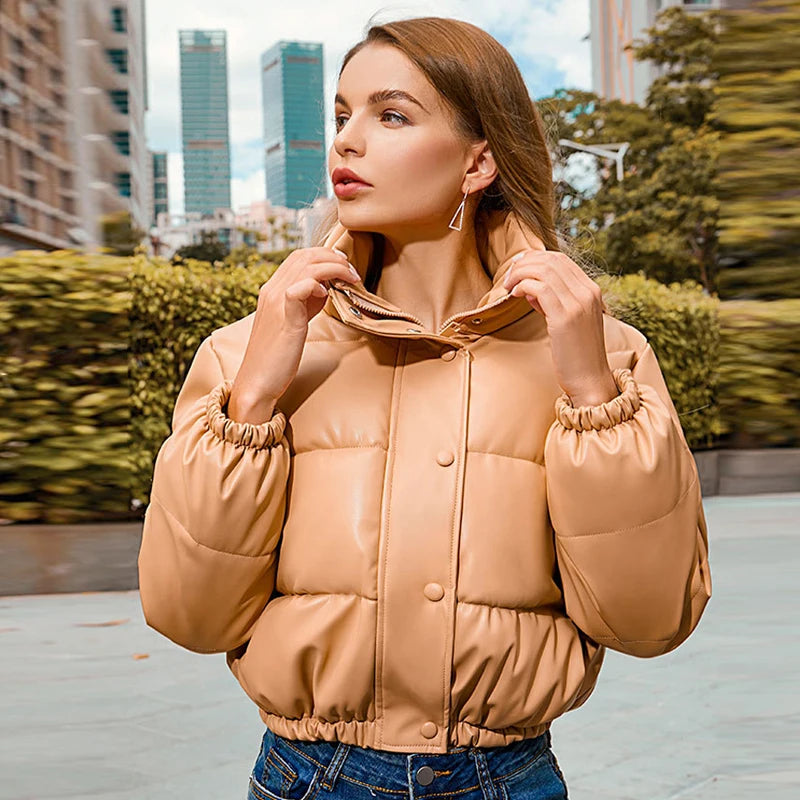 CHARLOTTE I Cotton Padded Elegant Jacket