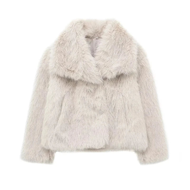 FONTELLA I Luxurious Faux Fur Coat