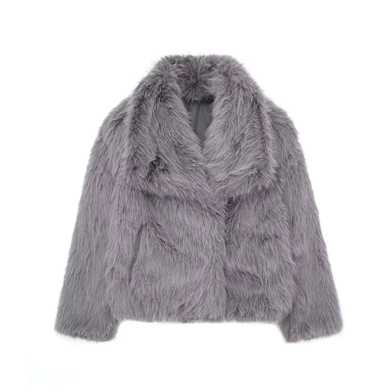 FONTELLA I Luxurious Faux Fur Coat