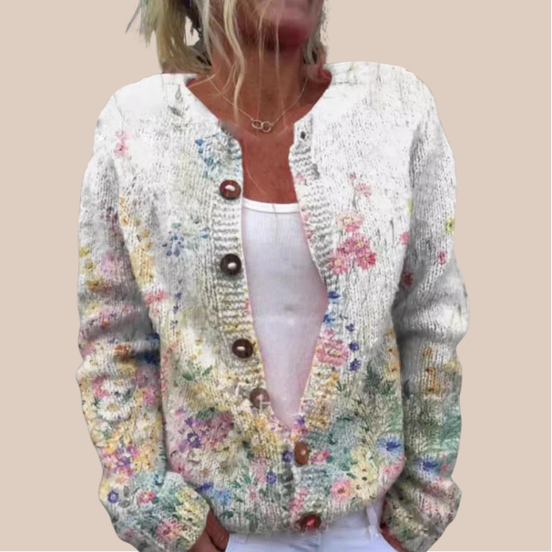 ZADIE | Floral Pattern Cardigan