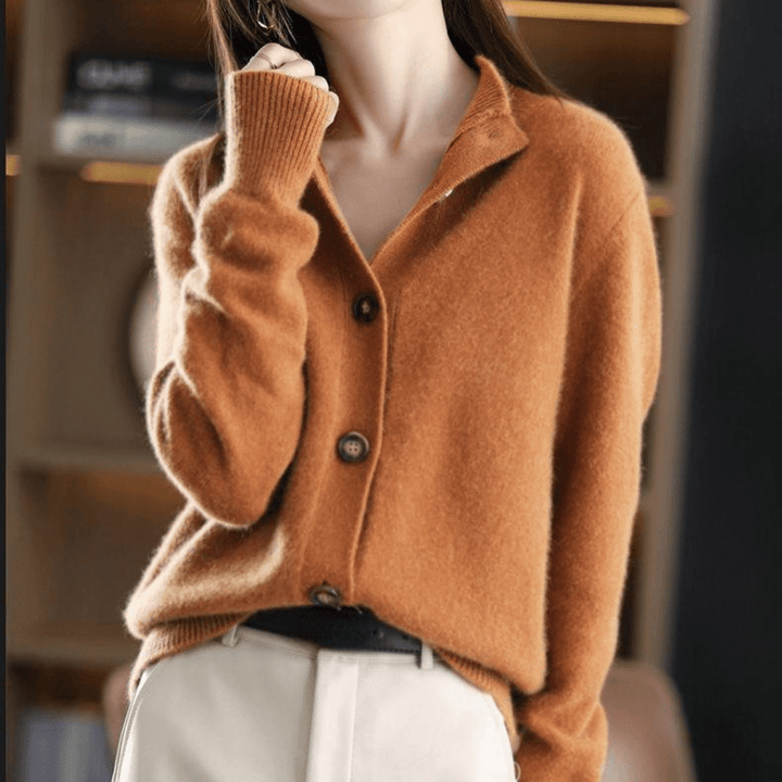 Joelle | Cashmere Knitted Cardigan