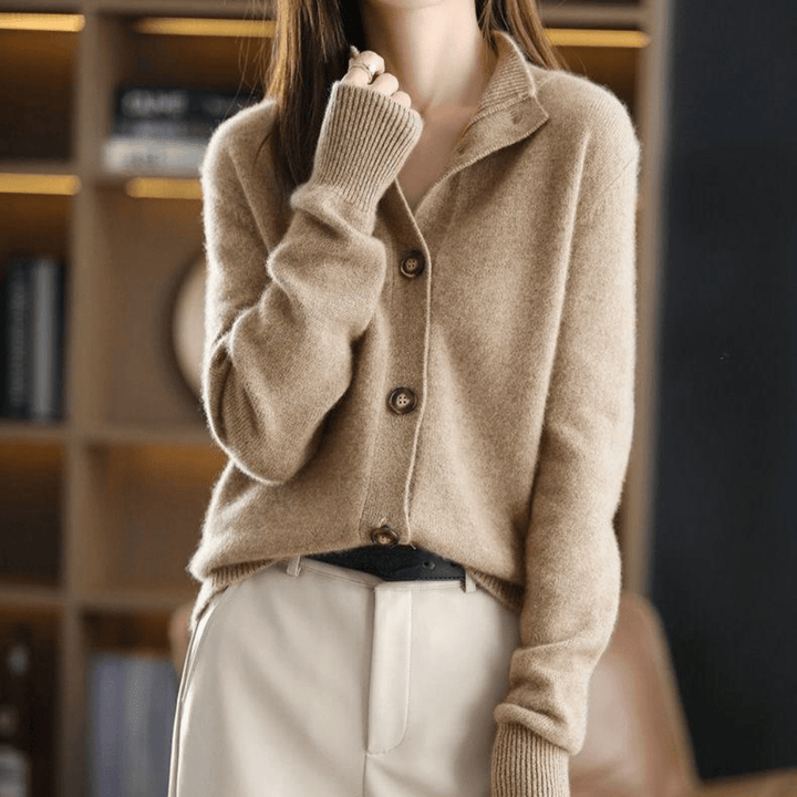 Joelle | Cashmere Knitted Cardigan