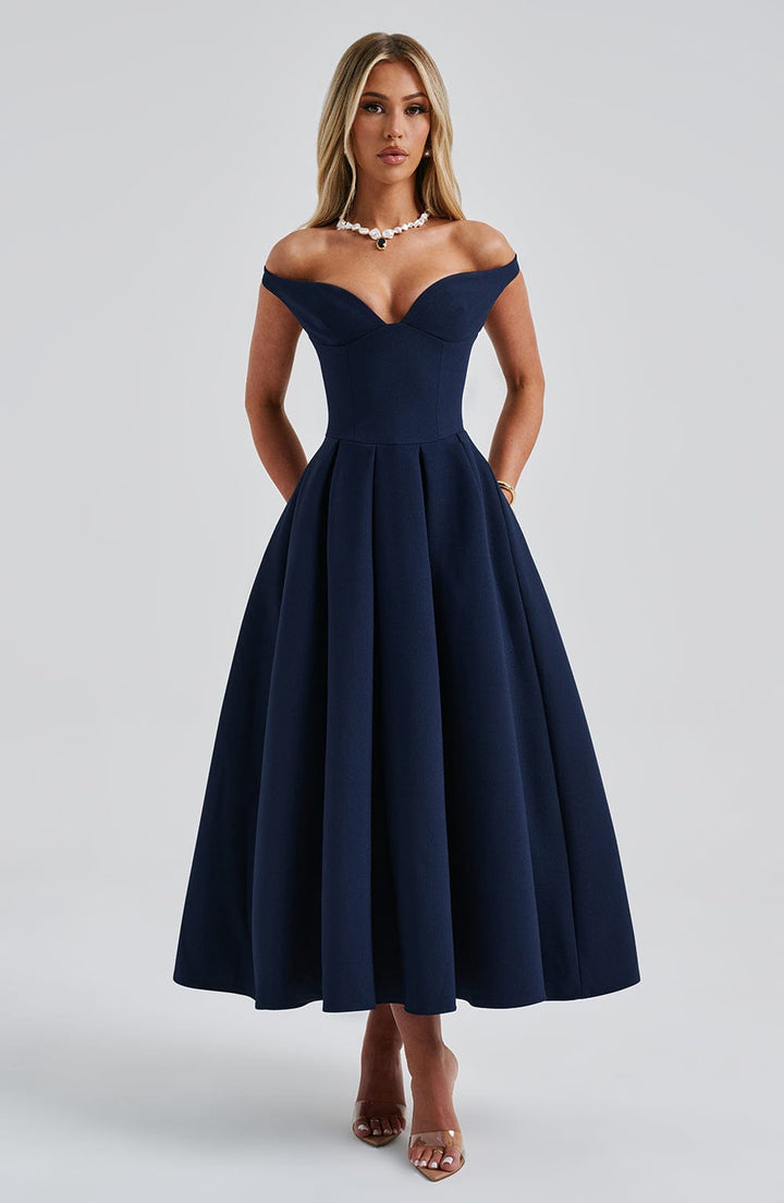 PALOMA I ELEGANT MIDI DRESS