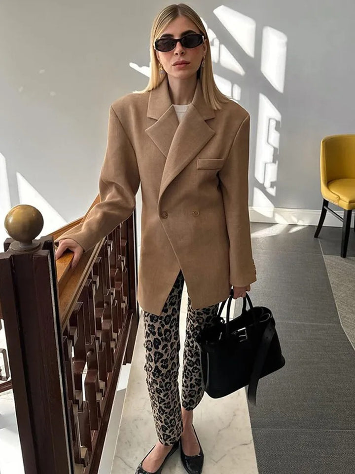 LUCY  | High Street Brown Blazer