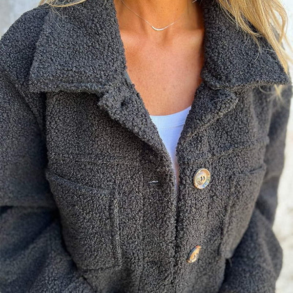 Cassandra | Cozy Short sherpa jacket